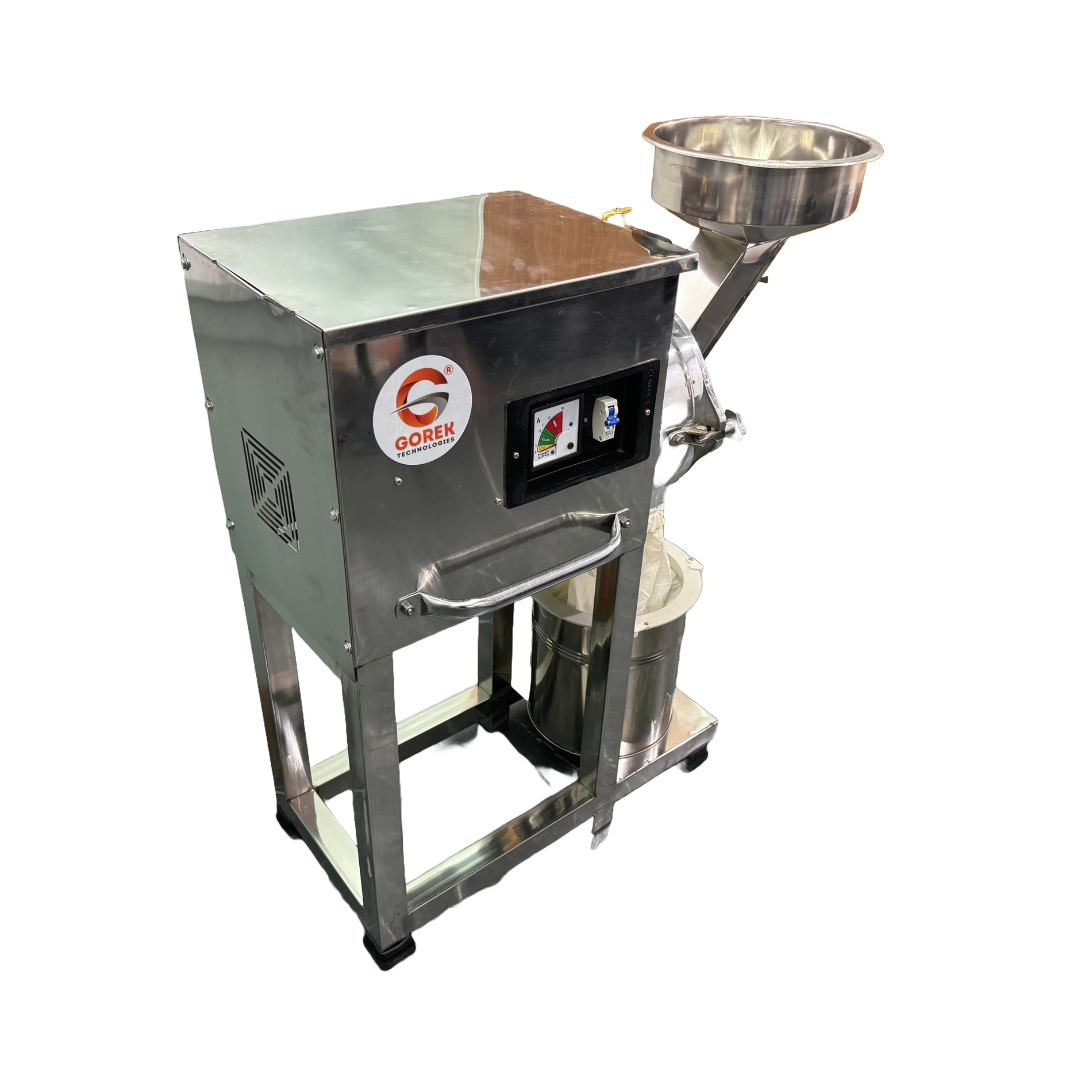2 In 1 Pulverizer Machine - Stainless Steel, 10 Kg Capacity, Non-computerized Design