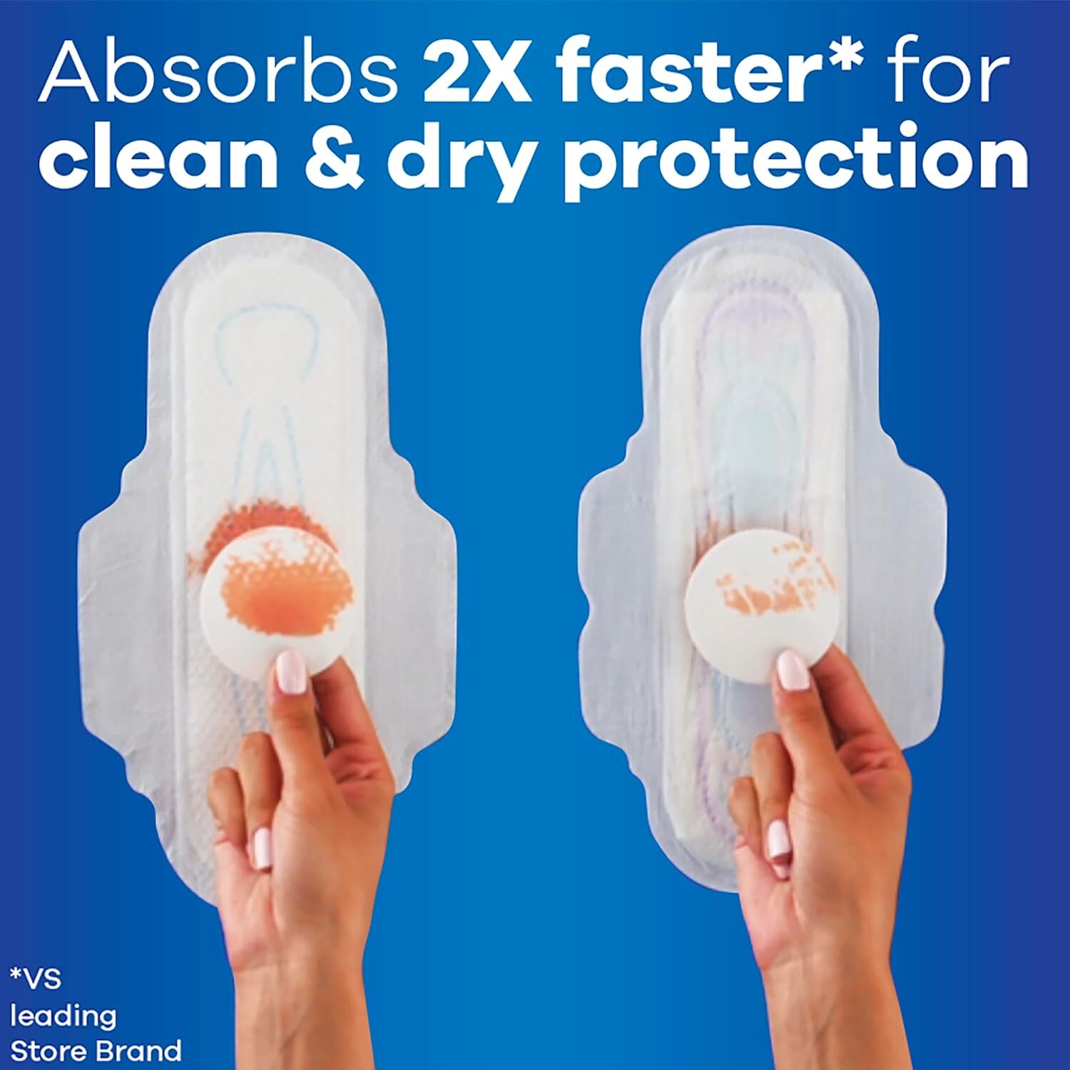 Always Ultra Thin Feminine Pads For Women, Size 2 Long Super Absorbency, With Wings, Unscented, 58 Count(pack Of 1)