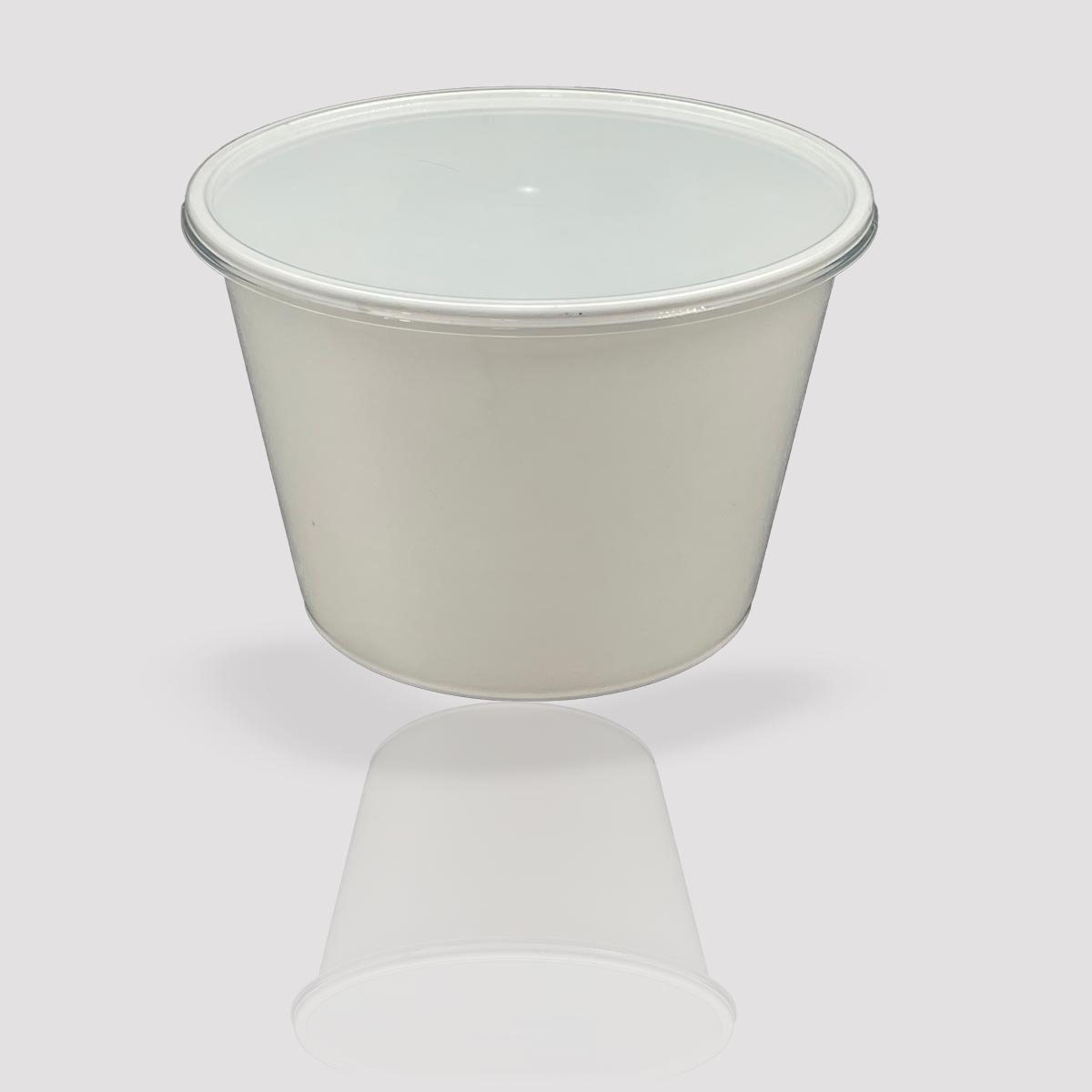 Plastic Container With Lid - Color: Transparent