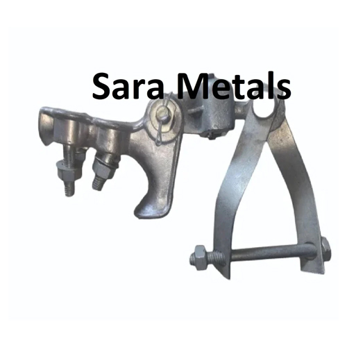 2 Bolt BNS Hardware Fitting - High-Quality Metal, Standard Design, Polished Surface Treatment, Silver Color for Versatile Applications