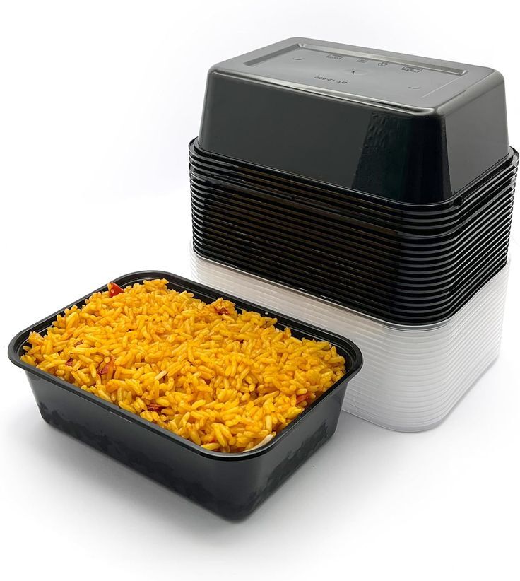 Plastic Container With Lid - Color: Transparent