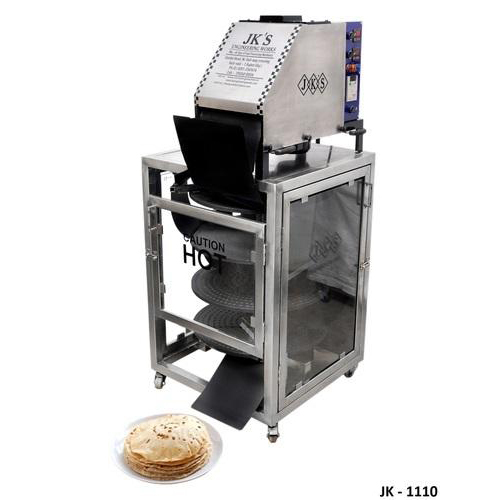 Automatic Portable Roti Chapati Making Machine (Jk-1110) - Dimension (L*W*H): 27X27X60 Inches Inch (In)
