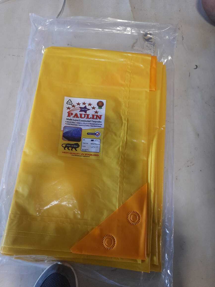 Silpaulin Tarpaulins - Silpa Ulin Material, 24x18 To 40x24 Sq Feet Sizes, Brown Color | Durable Single-layer Design For Versatile Protection