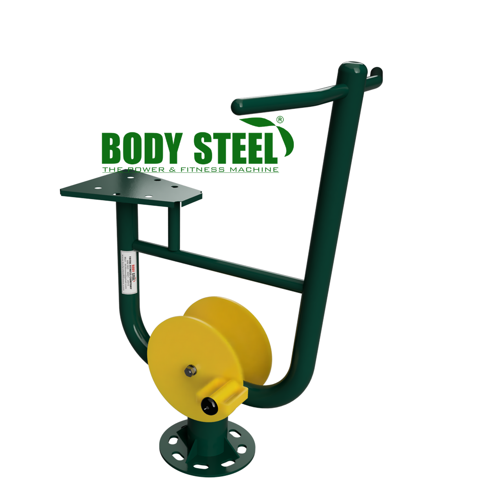 Body Steel Outdoor Fitness Cycle - Non-adjustable Cardio Equipment For Leg Exercises | Customizable Seat Color, Lifetime Warranty, Mig Welding Technology