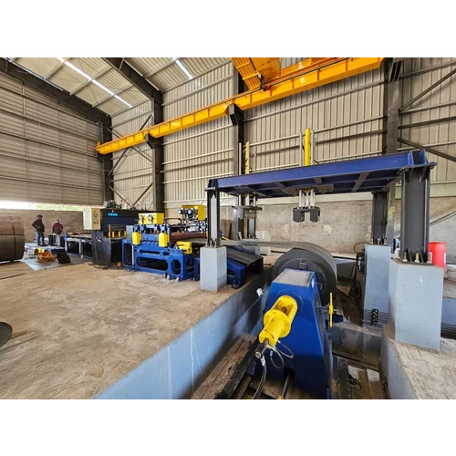 30 Ton Coil Cut To Length Line Machine - Steel Material, Max Coil Width 1600 mm, Max Coil Thickness 5 mm | Automatic Electric Drive, Voltage 220-440 Volt (v), Easy to Operate