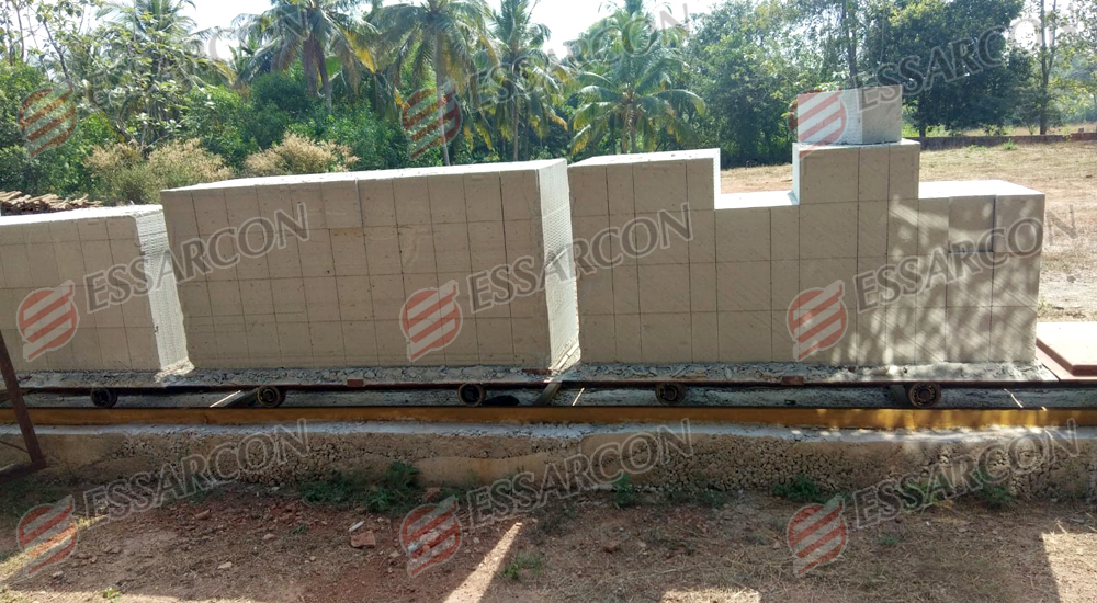 Grey Ms Fully Automatic Aac Block Machine