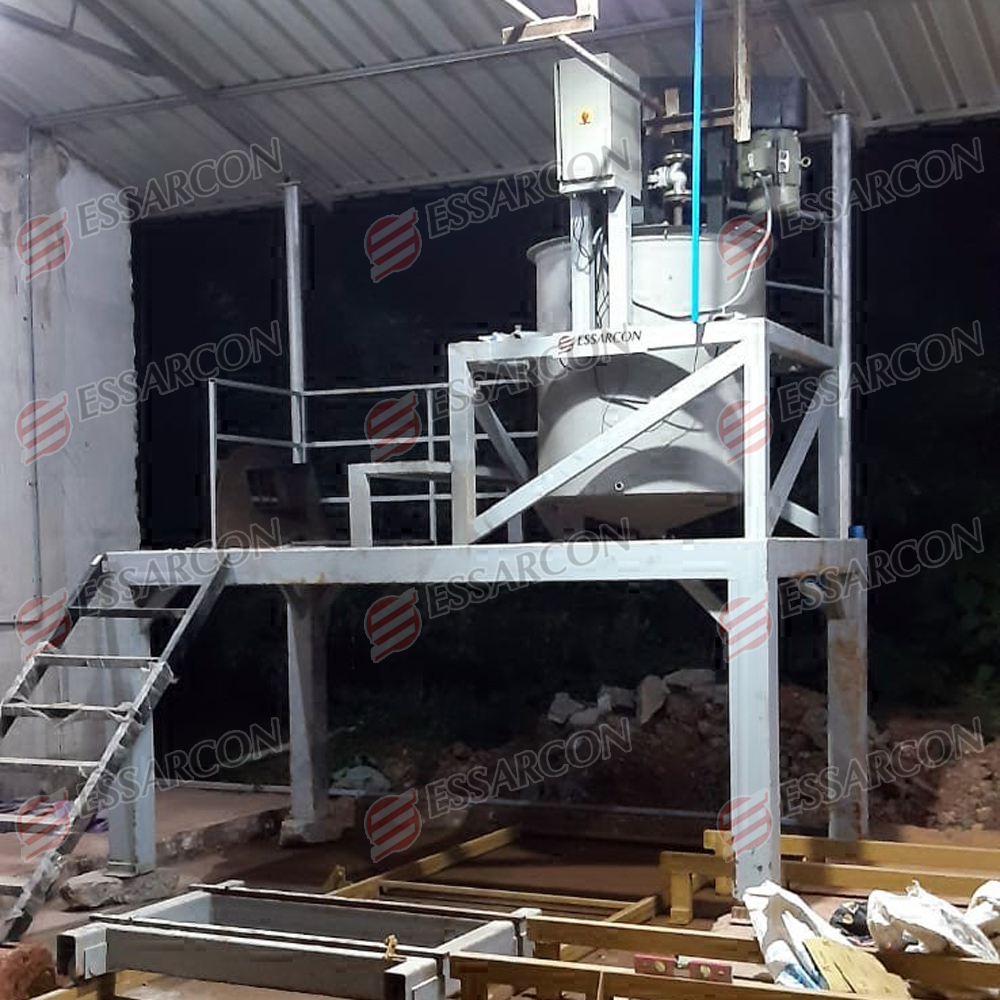 Grey Ms Fully Automatic Aac Block Machine