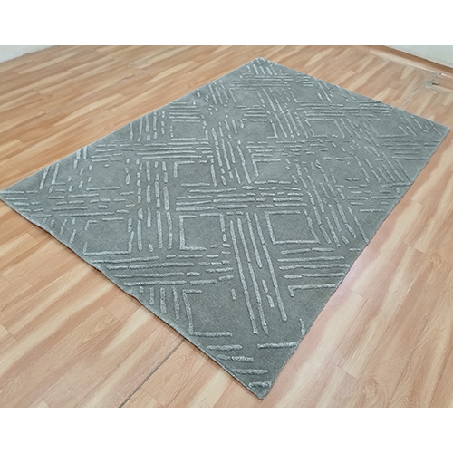 Dark Handloom Floor Carpet - Advantage: Quick Drying