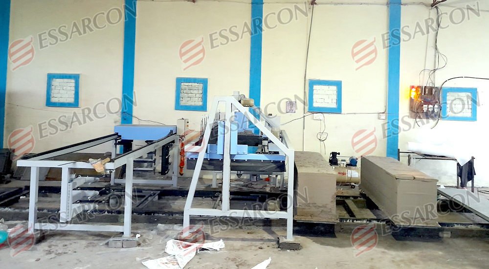 Grey Alc Aerated Concrete Block Plant