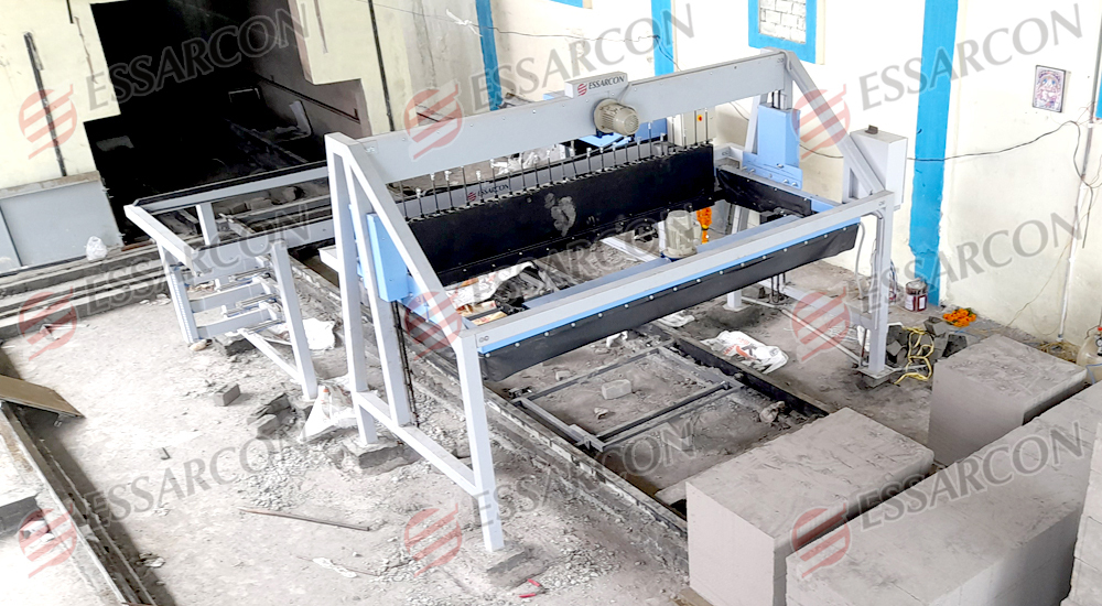 Grey Alc Aerated Concrete Block Plant
