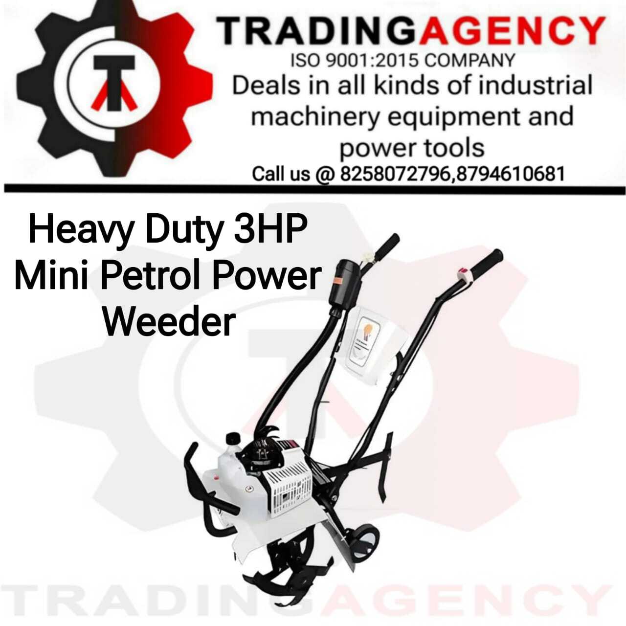 Power Weeder - 7 Hp Petrol Engine, 212 Cc Displacement, 32 Adjustable Blades, 18-40 Inch Cultivation Width, 3-9 Inch Depth, Recoil Start, 85 Kg Weight | Efficient Gear Drive, Splash Lubrication System, Constant Mesh Gear Box