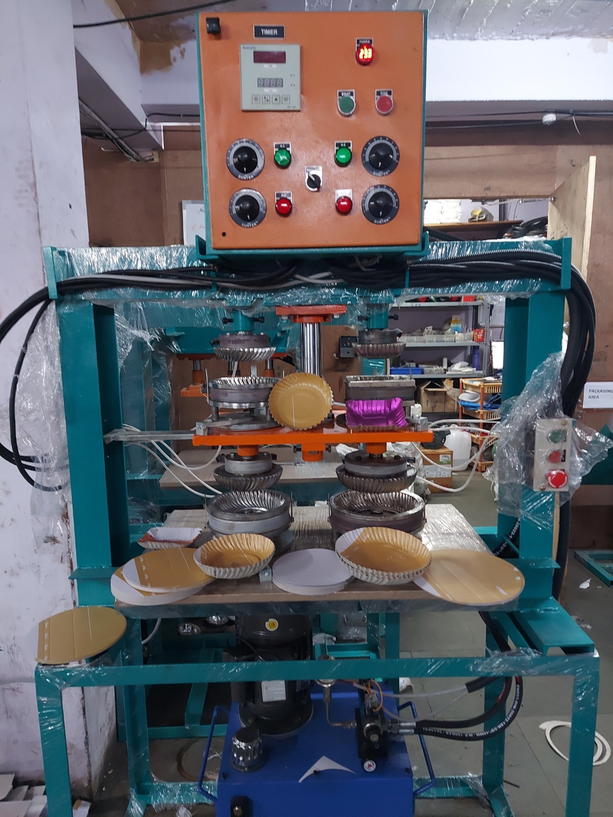 Green Silver Paper Plate Making Machine