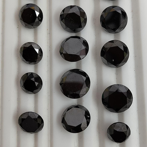 Natural Black Diamond - Diamond Cut: Very Good