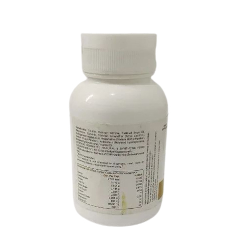 Calcium Magnesium With Vitamin D3 Capsules - 12-18 Months Shelf Life Promotes Strong Bones And Teeth Easy Swallow Formulation