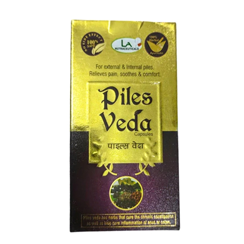 Piles Veda Capsules - Best Before: 12-18 Months