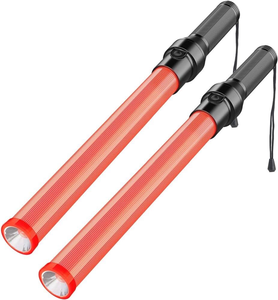 Baton Light - Polycarbonate, 21 Inch | Multicolor, Manual Function, Traffic Safety Usage, Signal Type