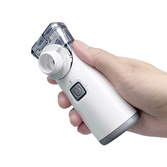 Portable Nebulizer Machine For Adults And Kids Travel And Household Use Handheld Mesh Nebulizer For Breathing Problems - Color: White