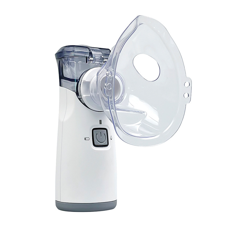 Portable Nebulizer Machine For Adults And Kids Travel And Household Use Handheld Mesh Nebulizer For Breathing Problems - Color: White