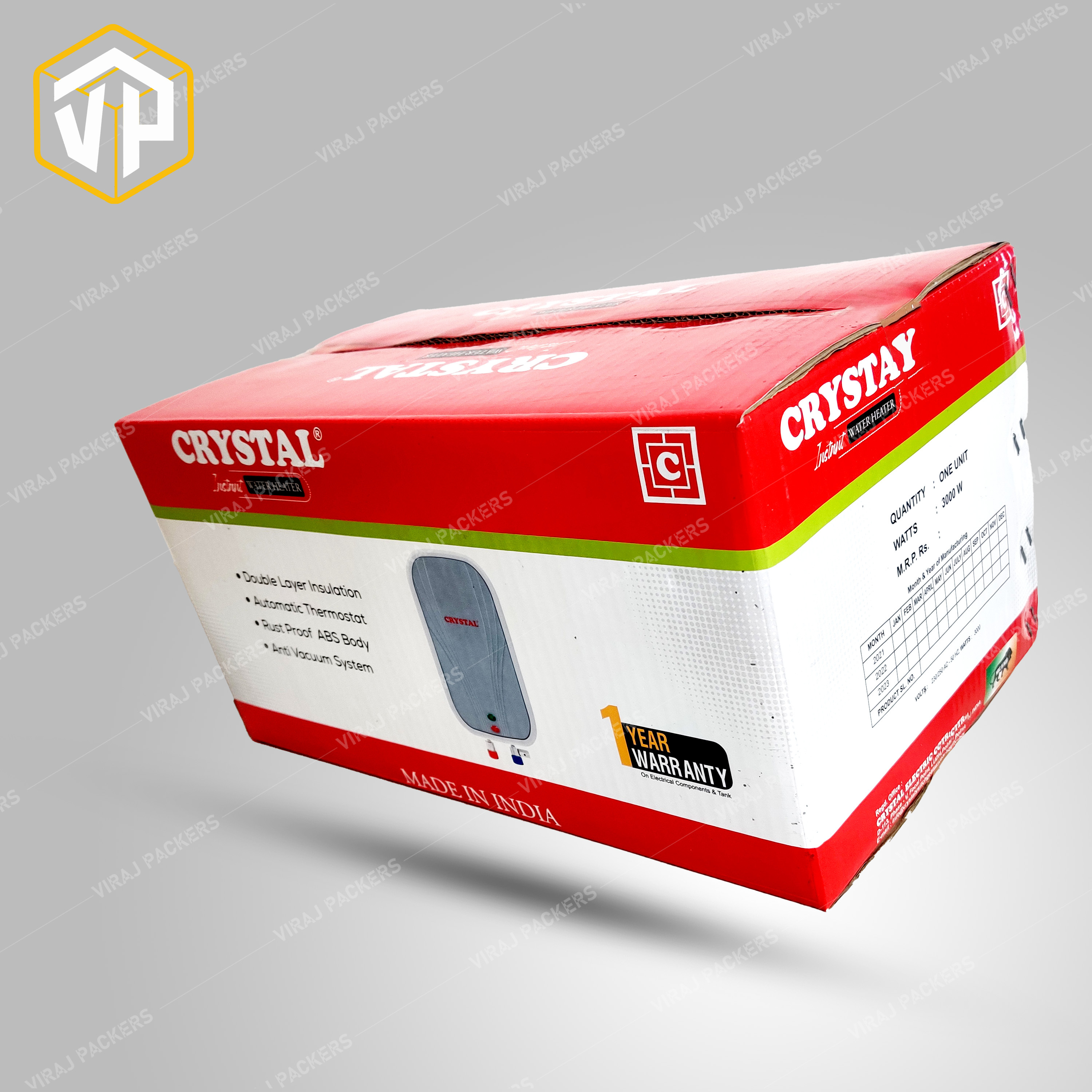 Geyser Packaging Box Manufacturer And Supplier