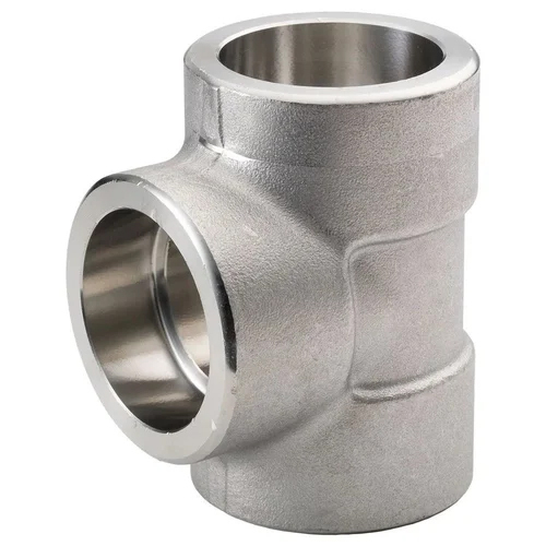Galvanized Tee Pipe Fitting - Color: Silver