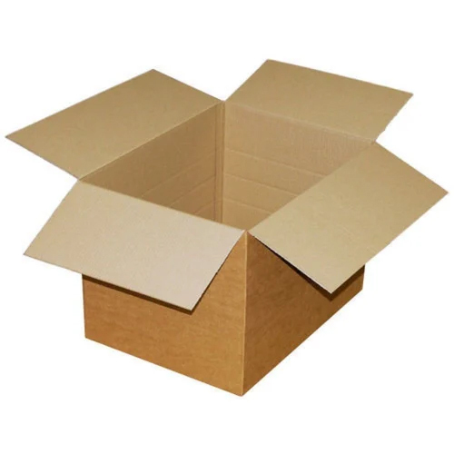 7 Ply Corrugated Box - High-Quality Corrugated Board Paper, Moisture-Resistant, Classic Brown Matte Finish, Durable Matte Lamination