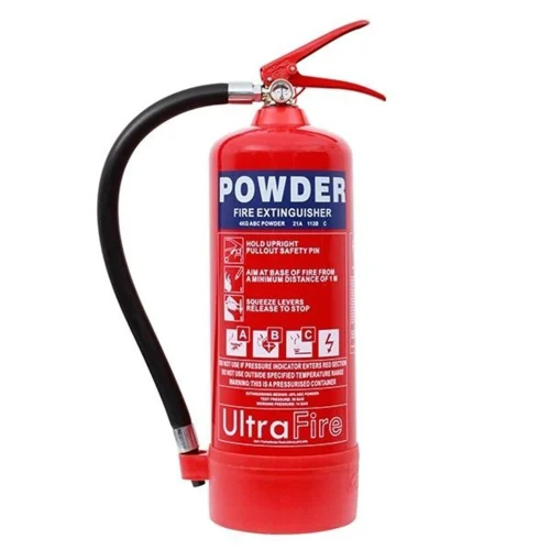 Powder Type Fire Extinguishers - Color: Red