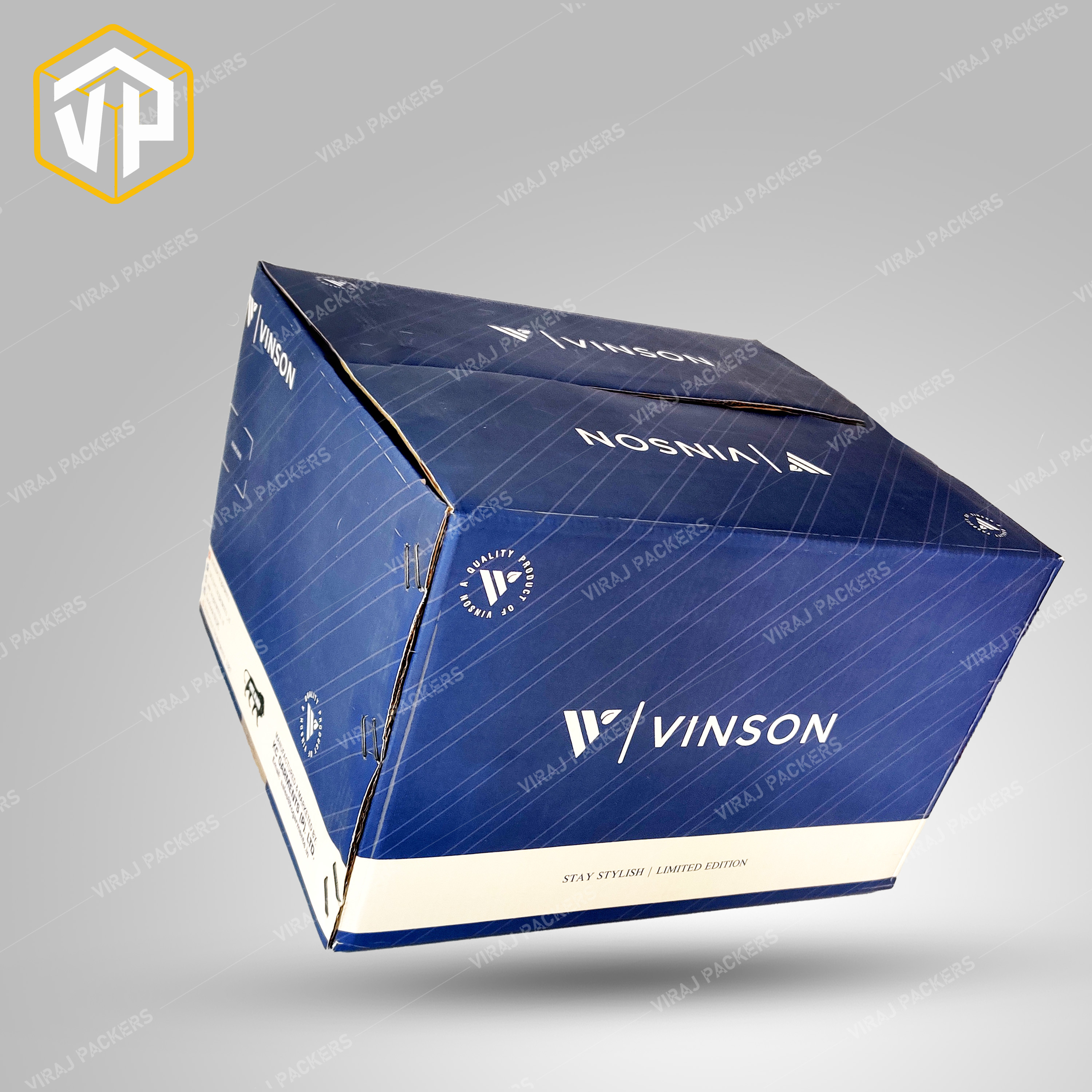 Premium Quality Garment Master Packaging Boxes - Paper Material, Customized Sizes, Square Shape, Glossy Lamination, Uv Offset Printing - Secure Closure, Custom Branding Options, Elegant Presentation