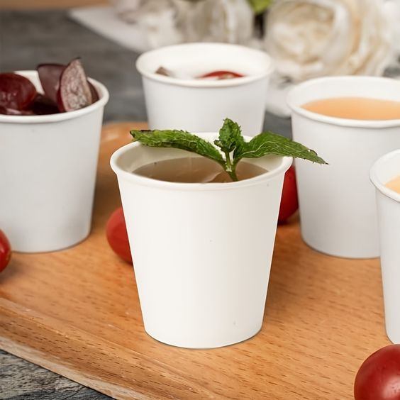 White Paper Cups - Feature: Disposable