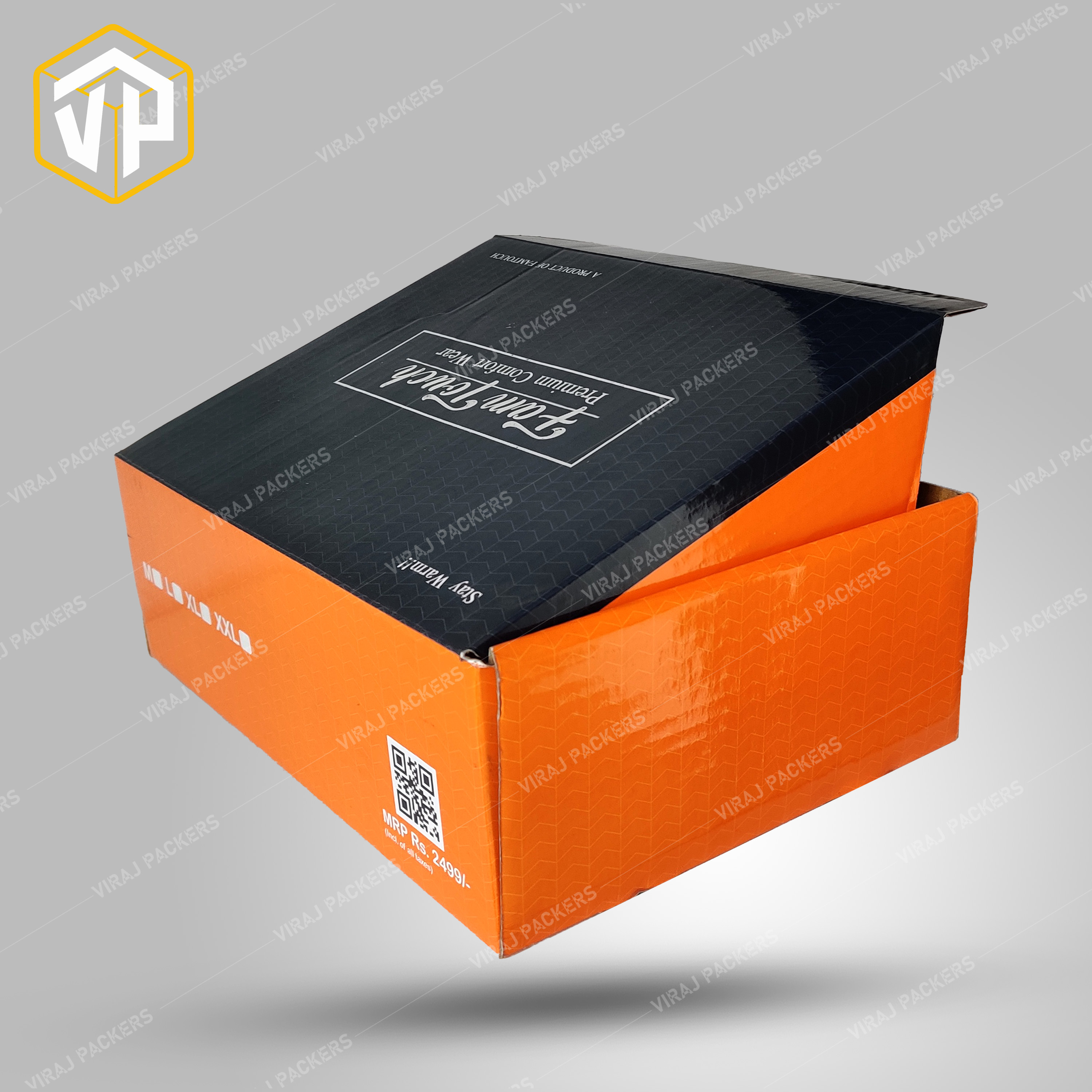 Custom Printed Garment Packaging Boxes Manufacturer - Paper Material, Customized Size, Square Shape, Glossy Lamination, Uv Offset Printing | Vibrant Printing, Eco-friendly Options, Stylish Presentation