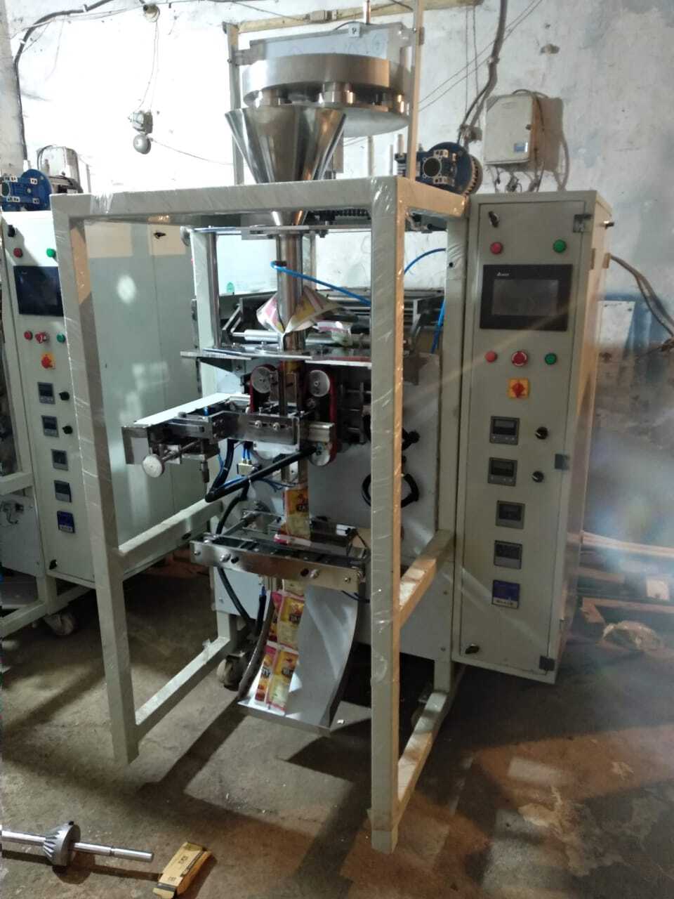 Rice Packaging Machine - Ms Material, 550 Kg Weight, 220v Power, 40+ Pouch Per Minute Speed | Highly Efficient, Rust Proof, Automatic Grade