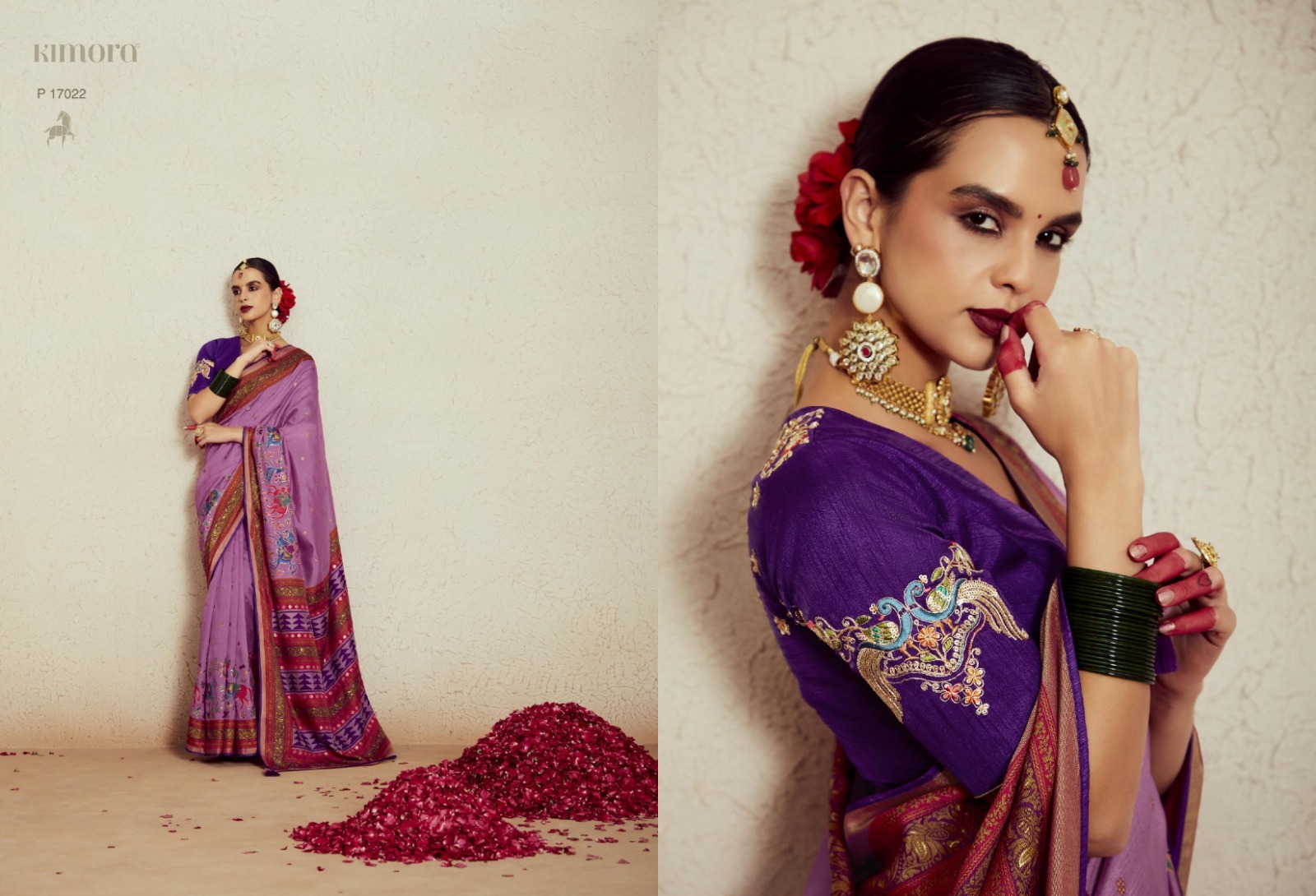 Soft Brasso Saree - Color: 10