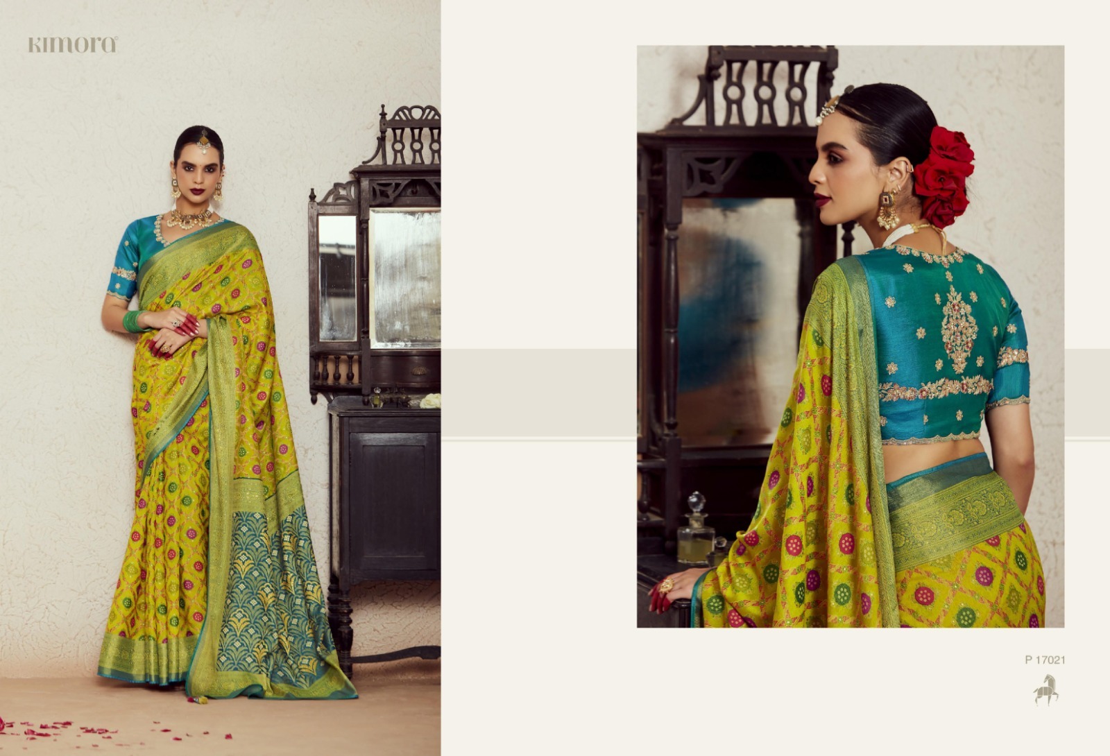 Soft Brasso Saree - Color: 10
