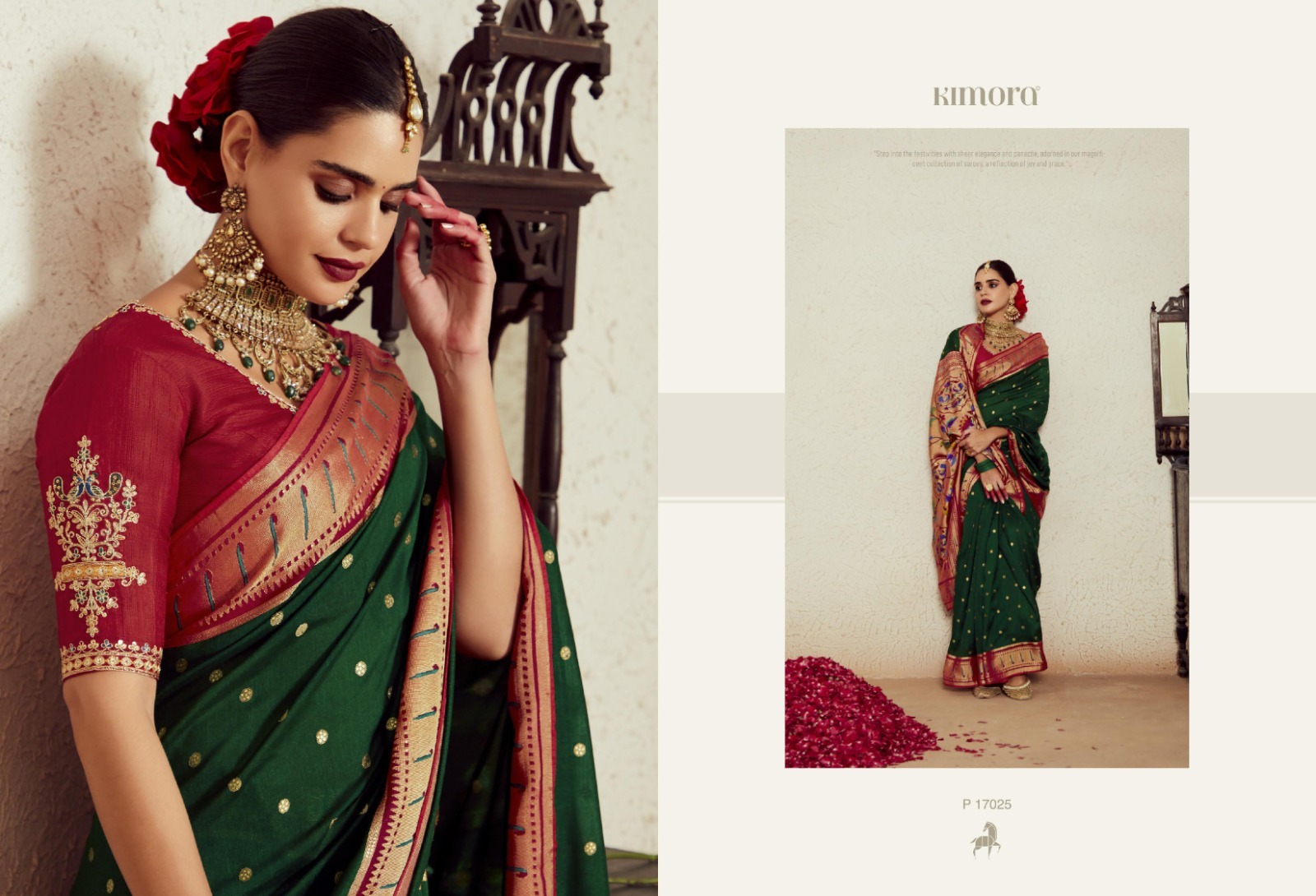 Soft Brasso Saree - Color: 10