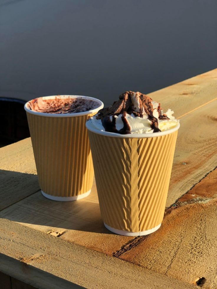 Rippled Paper Cups - Paper Material, 150ml, 200ml, 250ml, 400ml Sizes | Anti-scald Insulated Design, No Sleeves Needed, Reusable For Versatile Use
