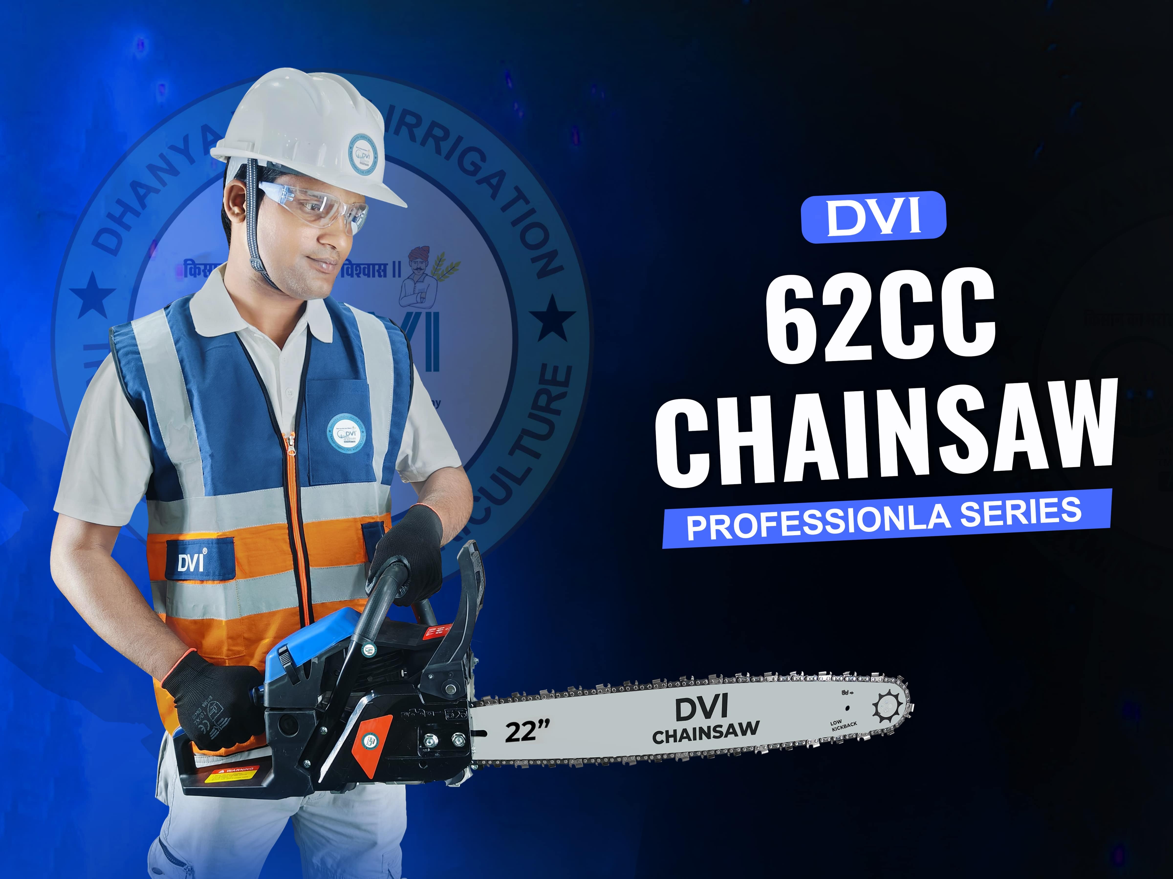 62cc Chain Saw Machine - Bladeâ Size: 22 Inch