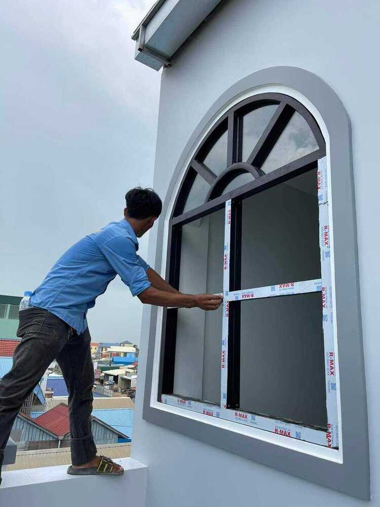 UPVC फ्रेंच दरवाजे