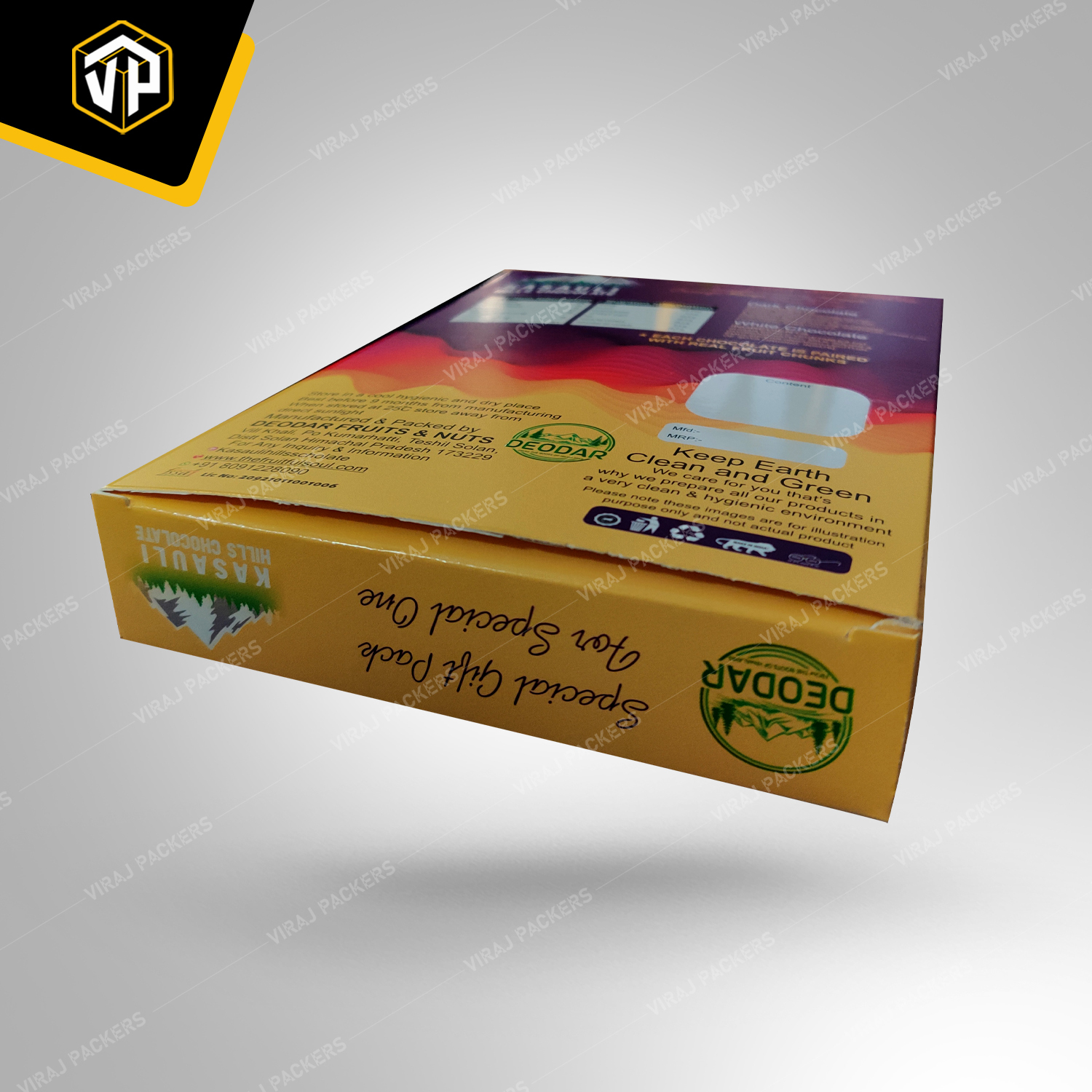 Custom Printed Chocolate Packaging Box - Paper, Customized Size, Glossy Lamination, Uv Offset Printing | Sturdy Design, Secure Closures, Customizable Branding