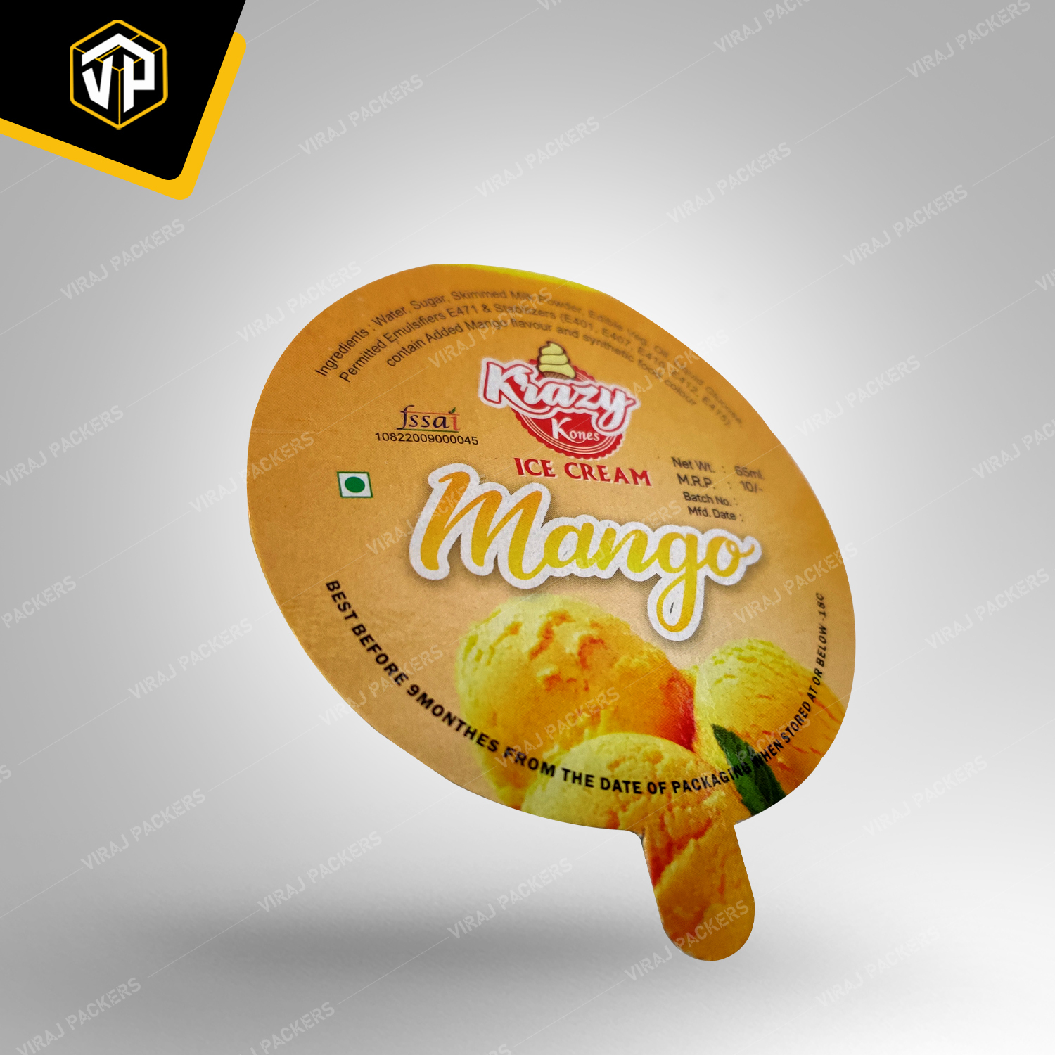 Ice Cream Cup Paper Lid / Cap Manufacturers - Food-grade Paper, Customized Size, Grease-resistant Finish | Snug Fit, Eco-friendly, Customizable Printing Options