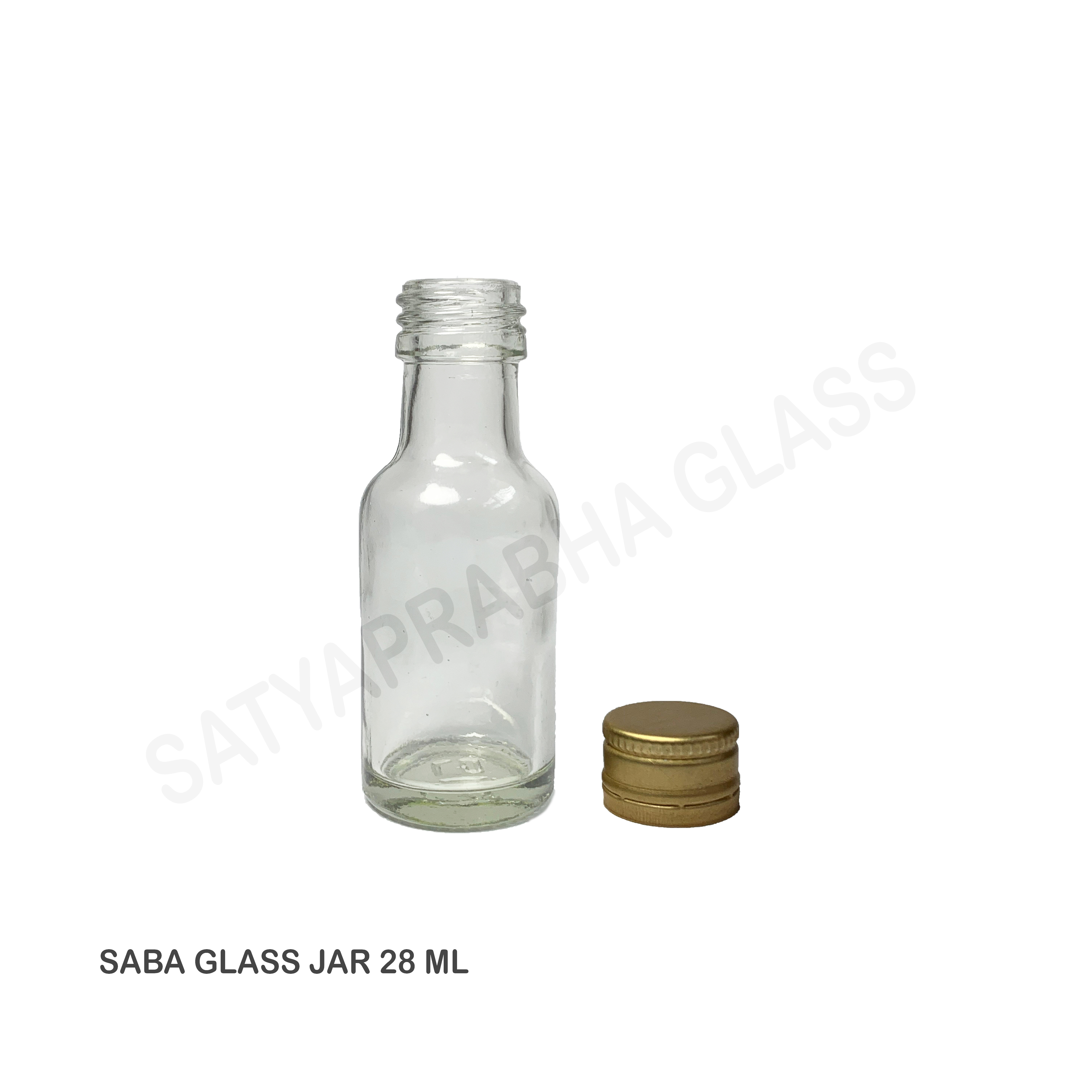 28 Ml Saba Bottle - Color: Transparent