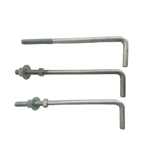Anchor Foundation Bolt - Silver, 6mm to 12mm Diameter | Round Head, Designed for Industrial Applications
