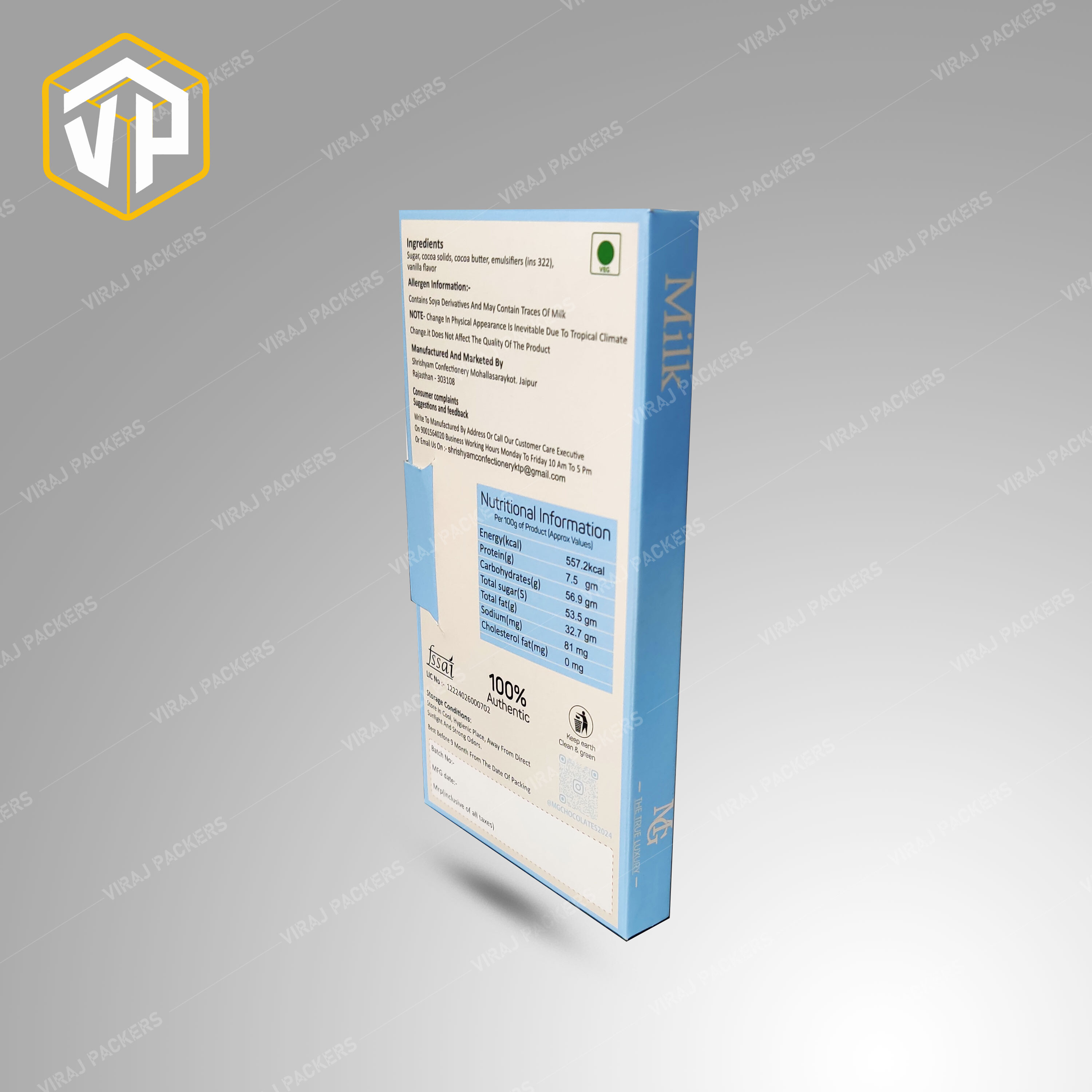 Premium Custom Printed Handmade Chocolate Packaging Box With Golden Foil Stamping - Paper, Customized Size, Glossy Lamination | Uv Offset Printing, Rectangular Shape, Elegant Presentation