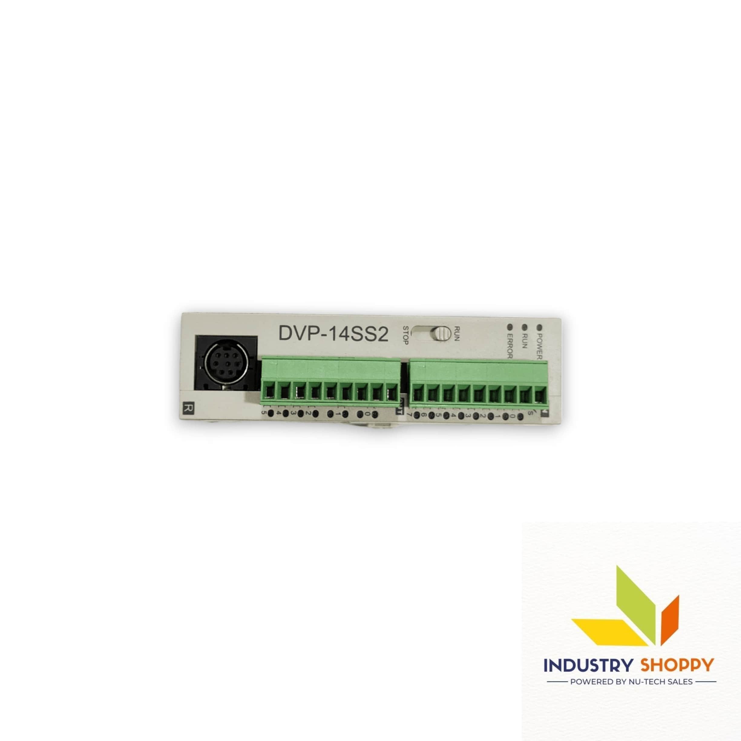 Delta Dvp14ss211r Plc Module - 8 Digital Inputs, 6 Relay Outputs | Compact Design, Expandable, 24vdc Power Supply, Ce And Culus Approved