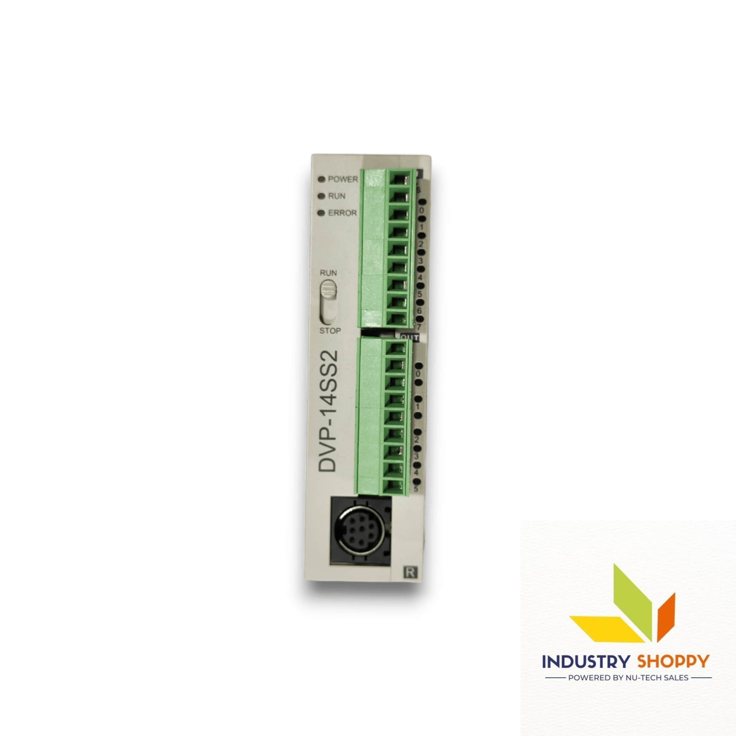 Delta Dvp14ss211r Plc Module - 8 Digital Inputs, 6 Relay Outputs | Compact Design, Expandable, 24vdc Power Supply, Ce And Culus Approved