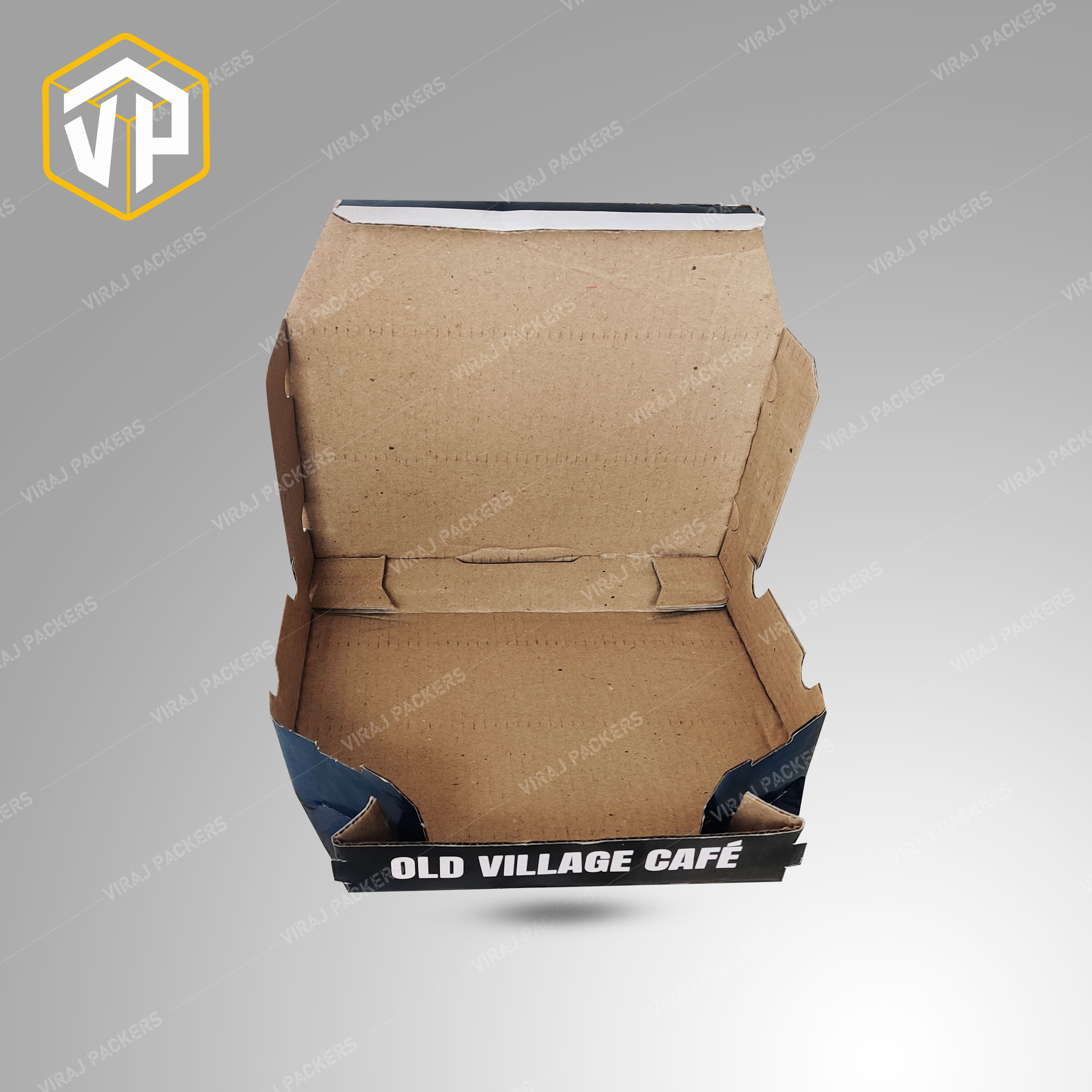 Eight Inch Diamond Pizza Packaging Boxes Manufacturer - Paper, 8 Inch Width, 8 Inch Length, Glossy Lamination , Eco-friendly, Customizable Design, Vibrant Uv Offset Printing