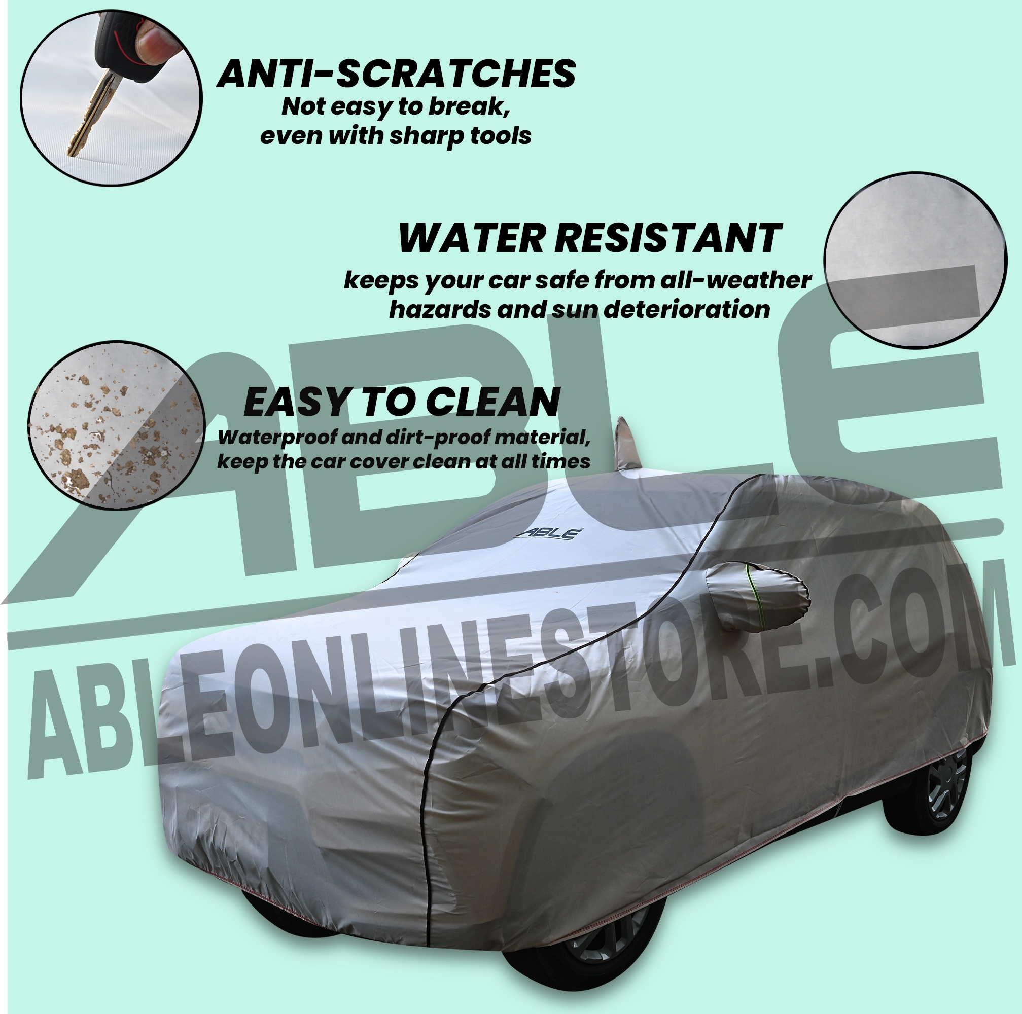 Iconic Matty Black Water Resistance - Color: Grey