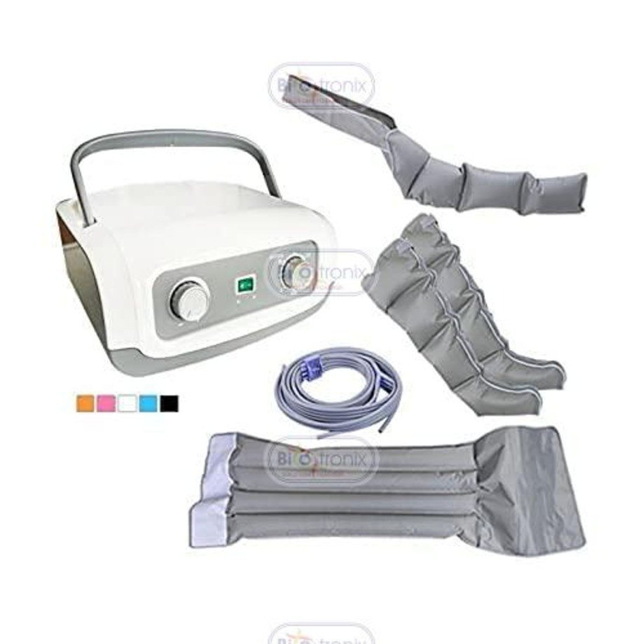 Lymphatic Drainage Dvt Machine - 4 Chambers With Remote Control | Effective Sequential Compression Therapy For Lymphedema And Muscle Recovery