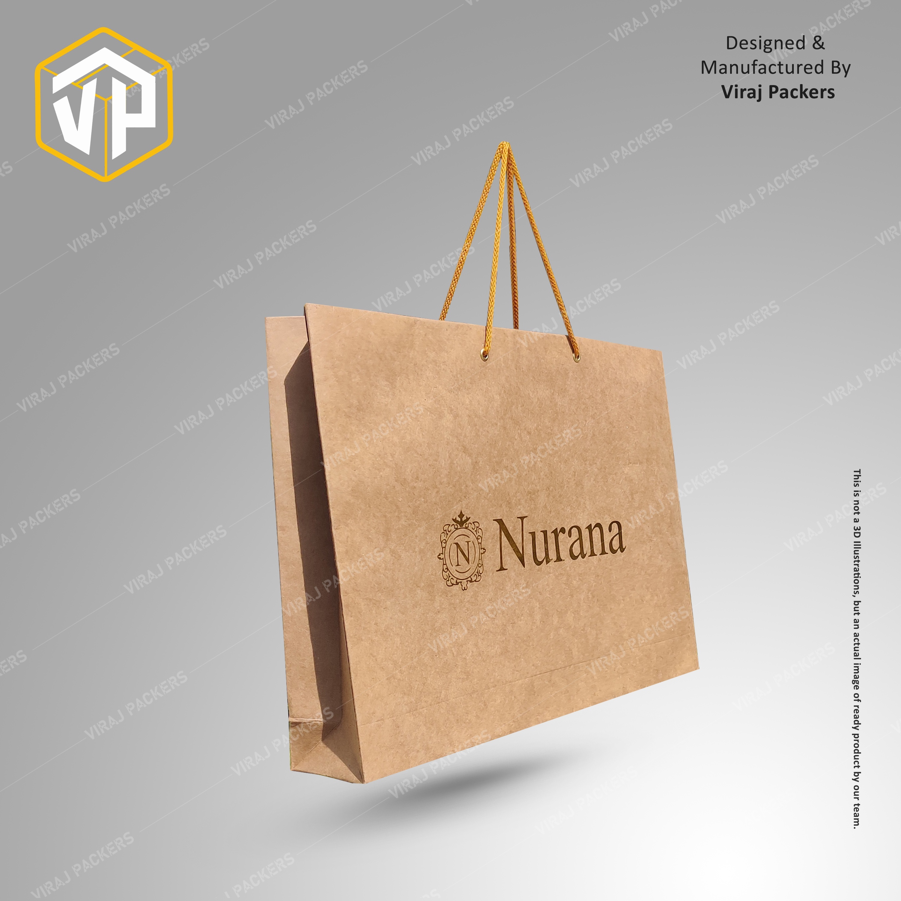 Custom Printed Garment Paper Carry Bag - Paper Material, Customized Size, Matte Finish | Eco-friendly, Stylish Branding, Foil Stamping