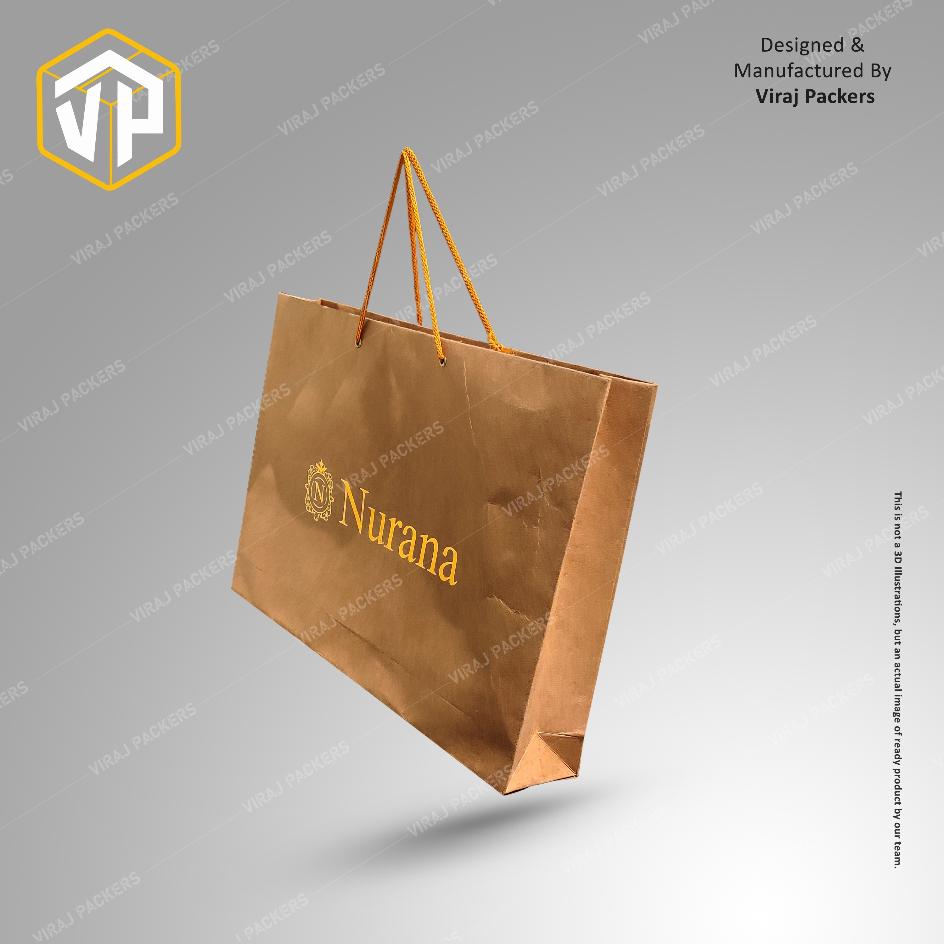 Custom Printed Garment Paper Carry Bag - Paper Material, Customized Size, Matte Finish | Eco-friendly, Stylish Branding, Foil Stamping