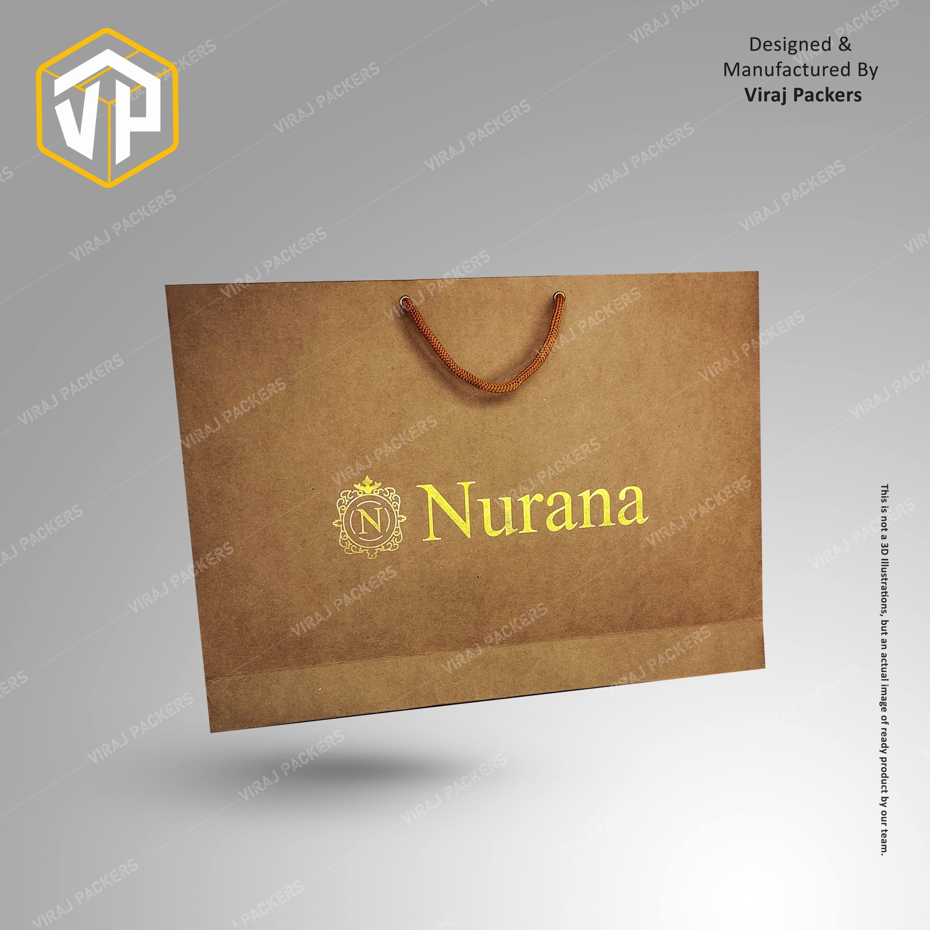 Custom Printed Garment Paper Carry Bag - Paper Material, Customized Size, Matte Finish | Eco-friendly, Stylish Branding, Foil Stamping