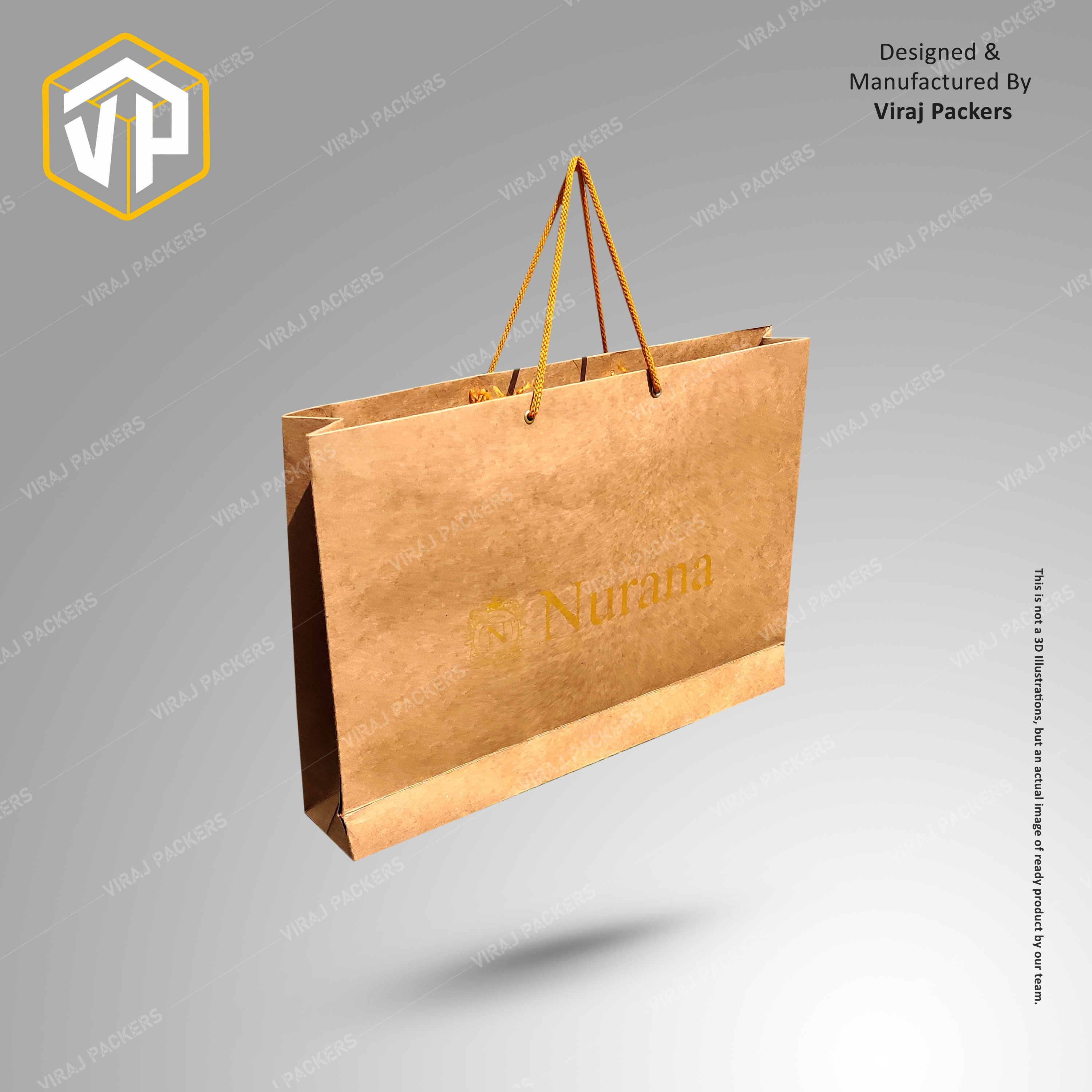 Custom Printed Garment Paper Carry Bag - Paper Material, Customized Size, Matte Finish | Eco-friendly, Stylish Branding, Foil Stamping